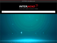 Tablet Screenshot of internexo.com.br